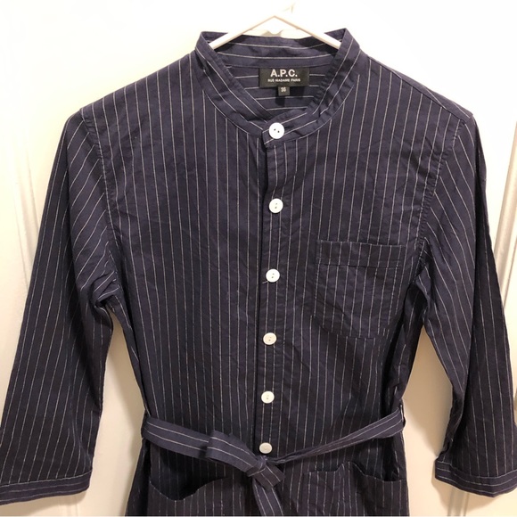 APC Constance shirt dress pin stripes - Picture 4 of 6